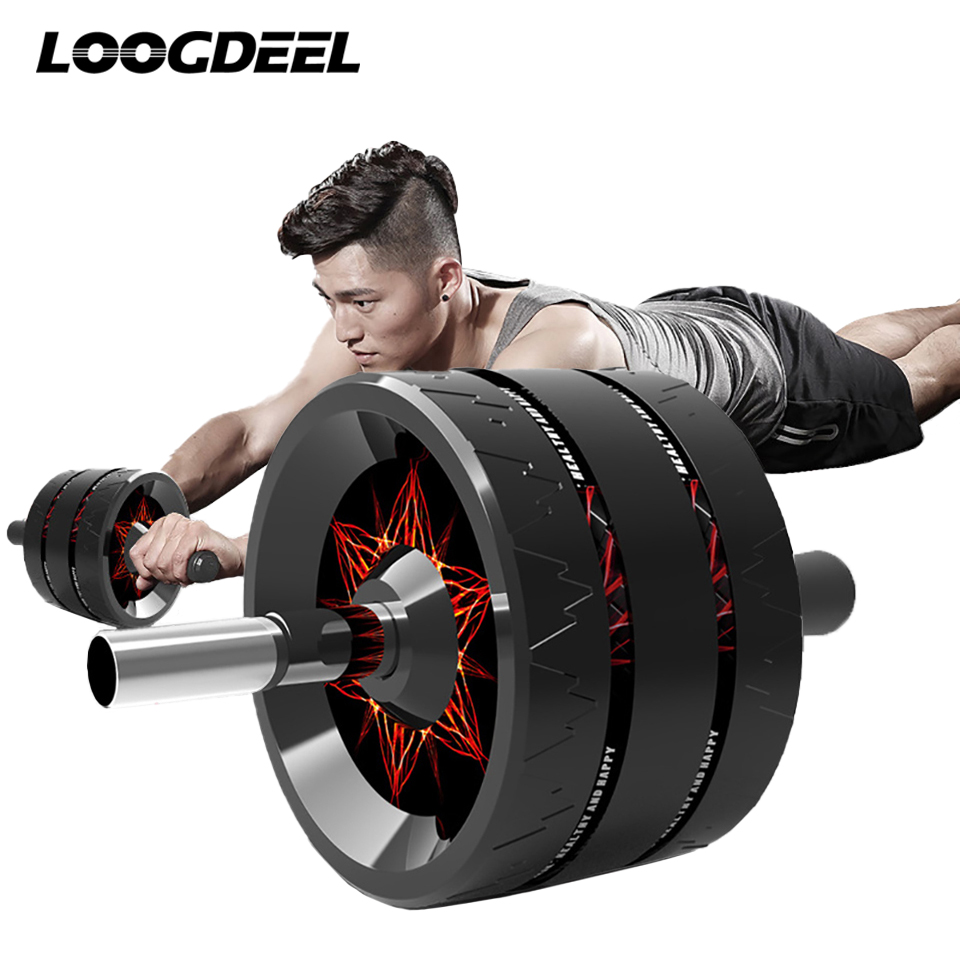 Ab Roller Wheel With Elbow Support - 男性と女性のための体操器具,スクワットのマッスルプーリーローラー,ホームジムギア