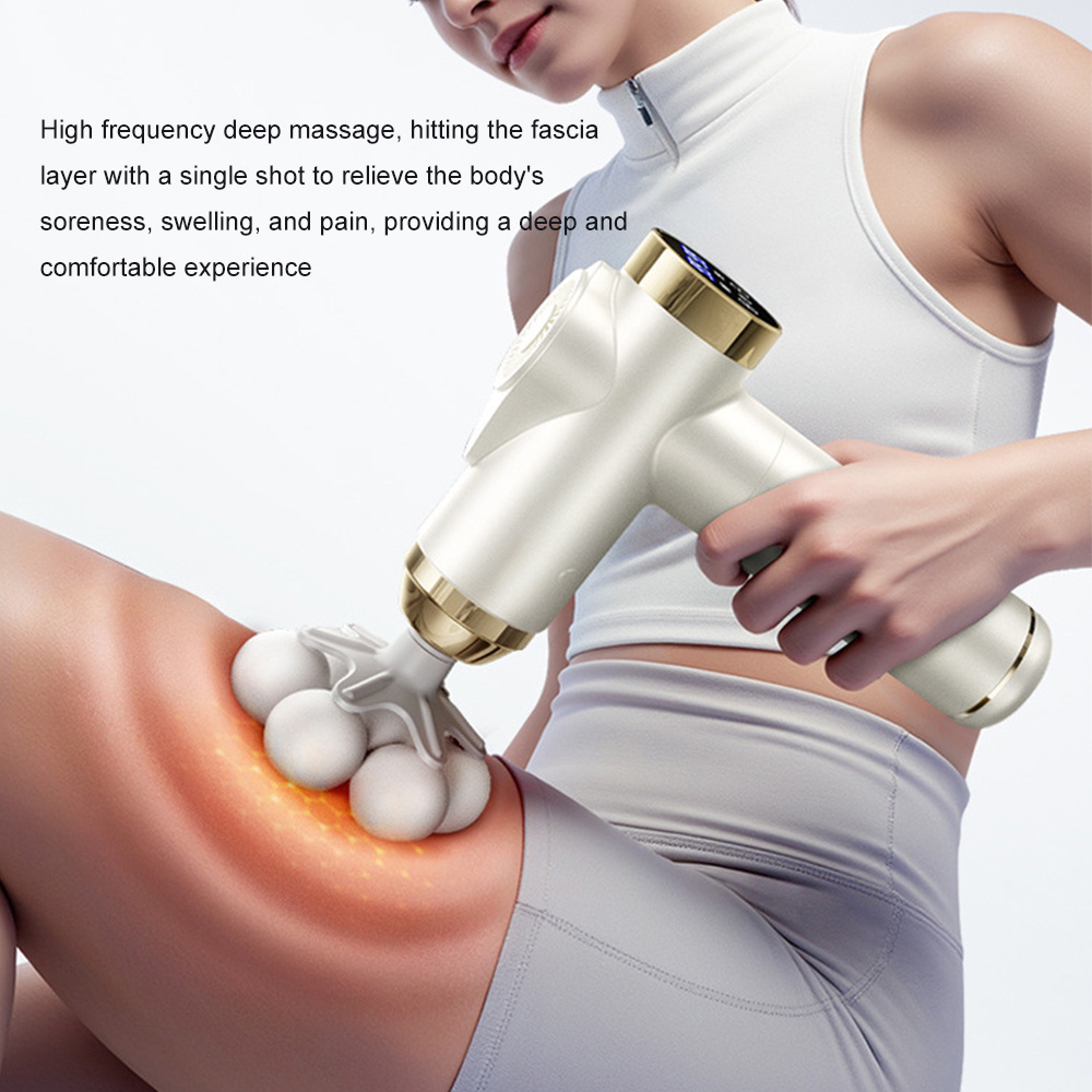 Electric Massage Gun Deep Tissue - プロ仕様電動筋膜マッサージ器 高周波深部組織筋弛緩マッサージガン 筋膜マッサージ器 フィットネス
