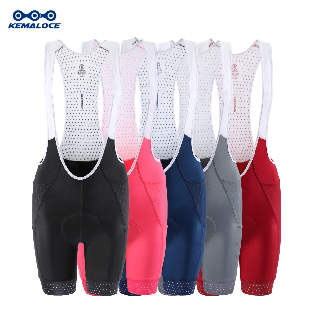 Padded Cycling Shorts 5D Gel - Kemaloce-女性用サイクリングショーツ,通気性のあるサマーショーツ,黒とピンクのポケット付き,5dジェルパッド