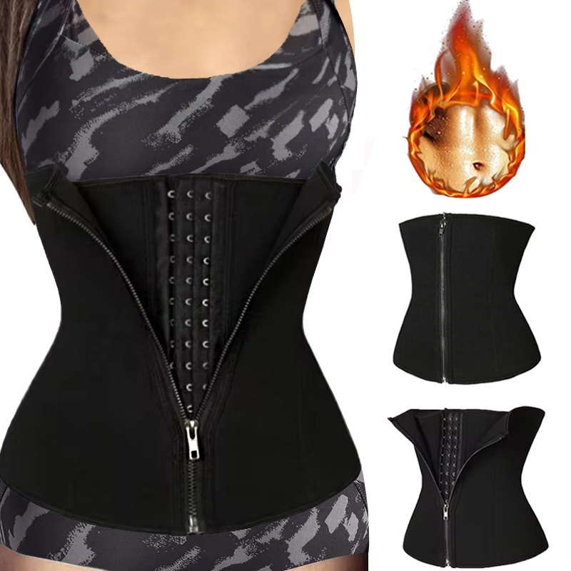 女性用ウエストトレーナーボディシェイパー、サウナスウェットベ - Sweat Waist Trainer Belt Neoprene のレビューと価格