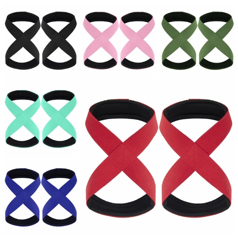 1組の新しいポリエステル製ウェイトリフティングハンドベルトブ - Wrist Wraps Weightlifting Support のレビューと価格
