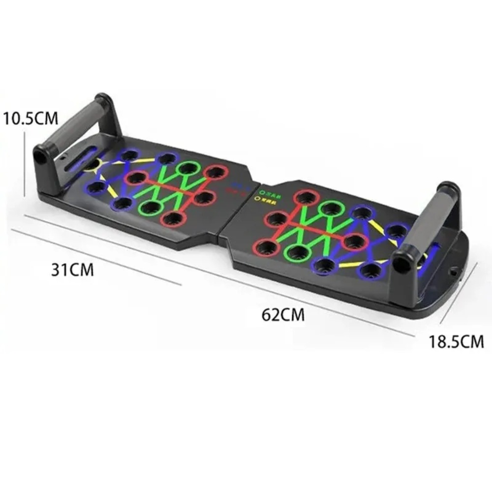 持ち運び可能な多機能プッシュアップボードセット。ハンドル付き - Push Up Board Foldable Multi Function のレビューと価格