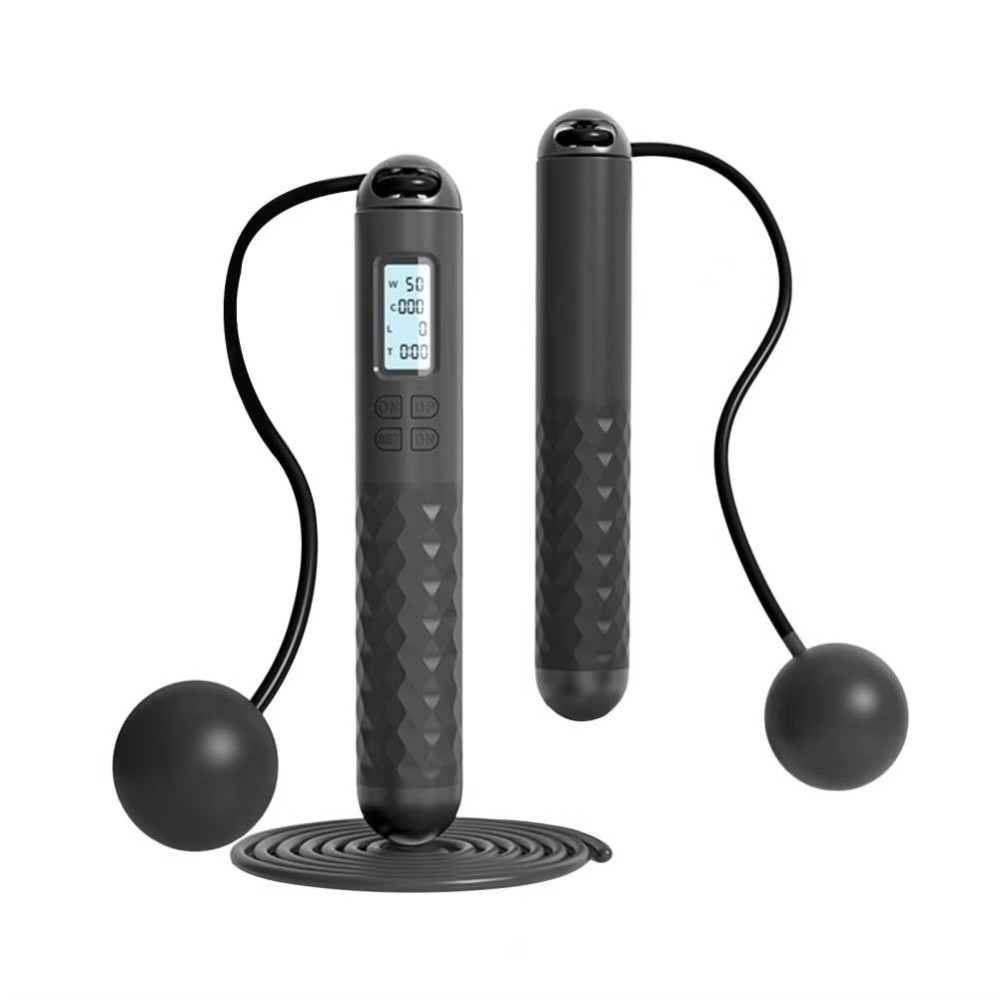 便利なコードレスロープレス縄跳び、カウンター付き、滑り止め、 - Smart Jump Rope Digital Counter のレビューと価格