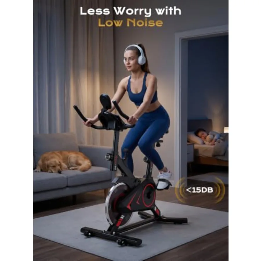 自宅で使用できるエクササイズバイク。最大耐荷重350ポンド、 - Exercise Bike Magnetic Resistance のレビューと価格