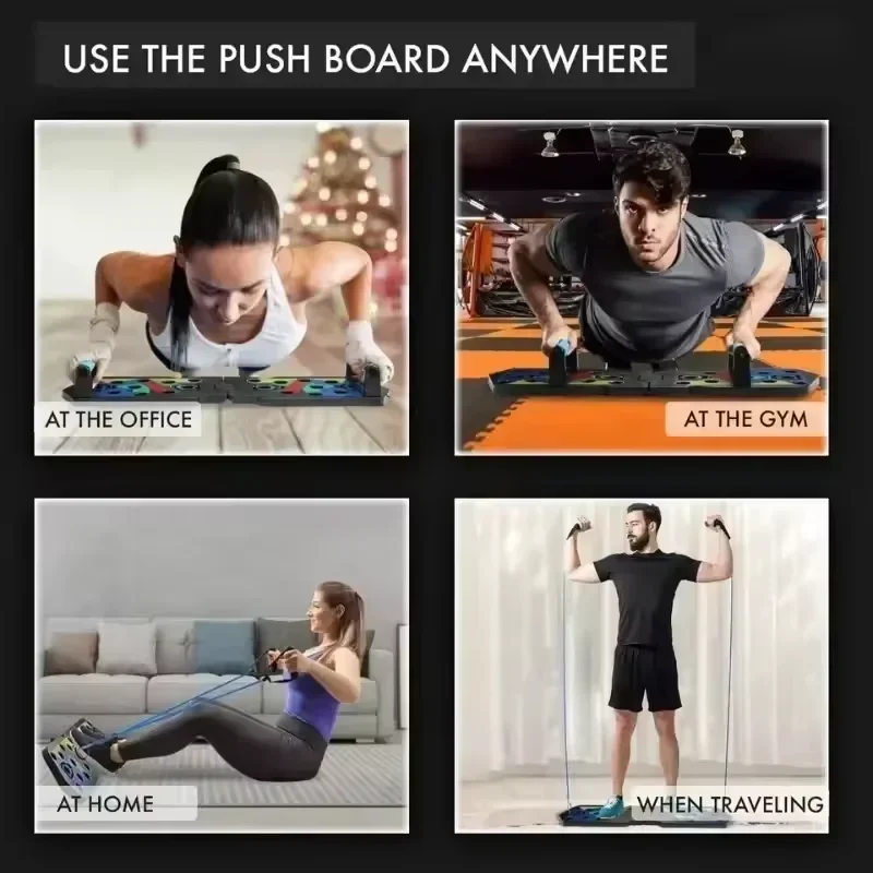 プッシュアップボードセット ポータブル多機能プッシュアップバ - Push Up Board Foldable Multi Function のレビューと価格