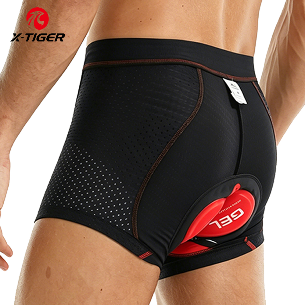 X-Tiger サイクリング下着プロ 5D ゲルパッド耐衝撃 - Padded Cycling Shorts 5D Gel のレビューと価格