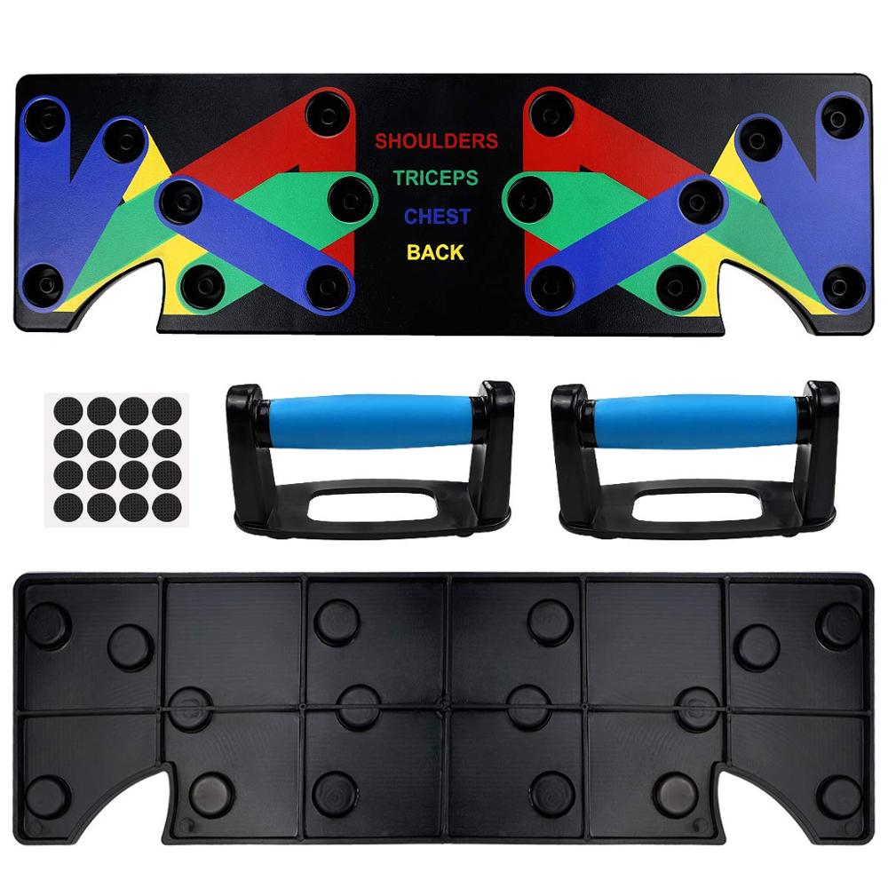 新しいポータブル多機能プッシュアップボードセットハンドル付き - Push Up Board Foldable Multi Function のレビューと価格