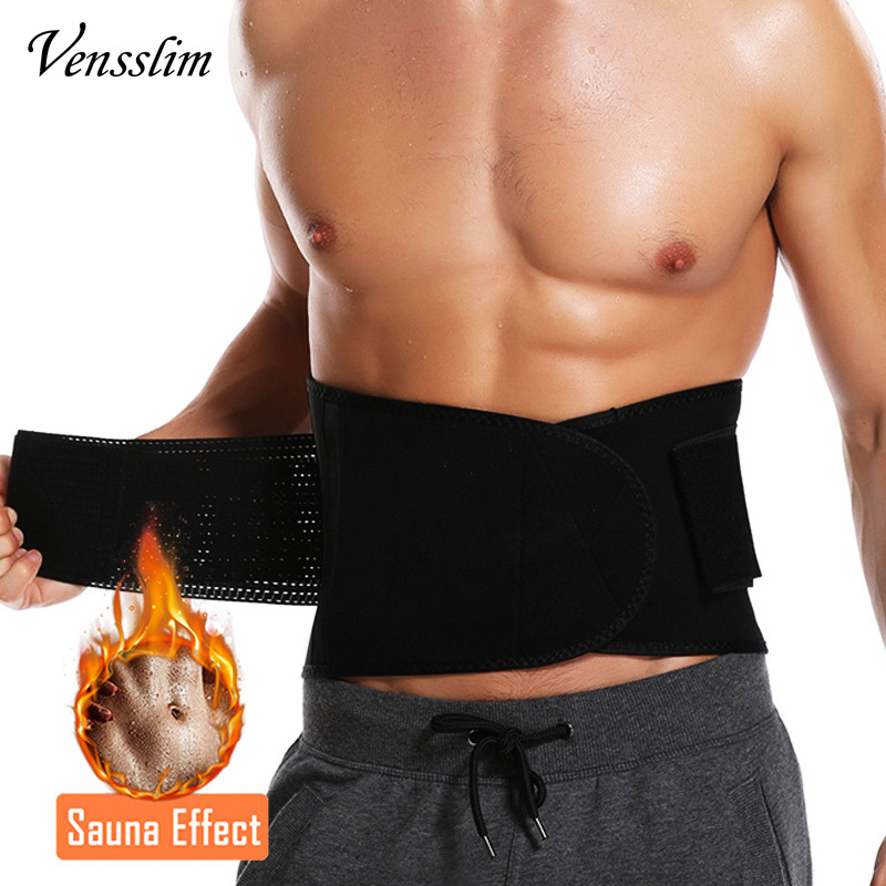 Vensslim 痩身圧縮サウナ汗トリマーベルト男性ウエスト - Sweat Waist Trainer Belt Neoprene のレビューと価格