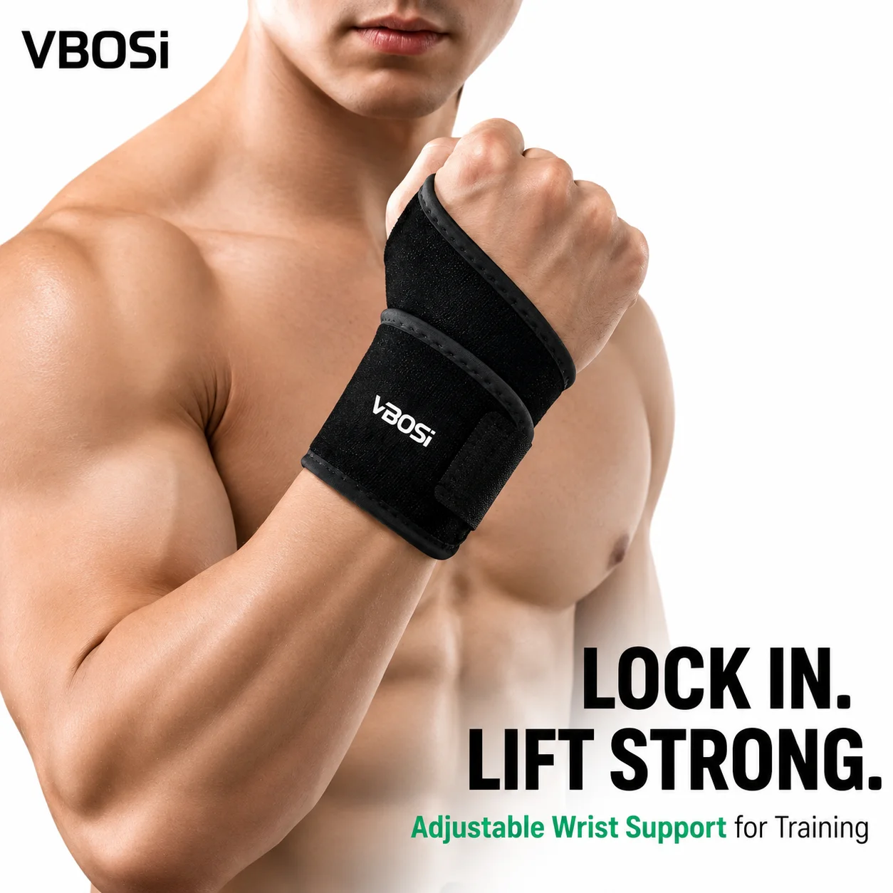 VBSOi 調節可能なリストサポートブレース 親指ループ付き - Wrist Wraps Weightlifting Support のレビューと価格