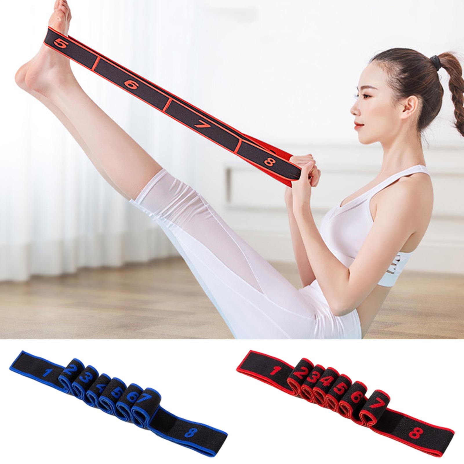 弾性ヨガストレッチストラップ ポータブル滑り止めグリップスト - Pilates Bar Kit With Resistance Bands のレビューと価格
