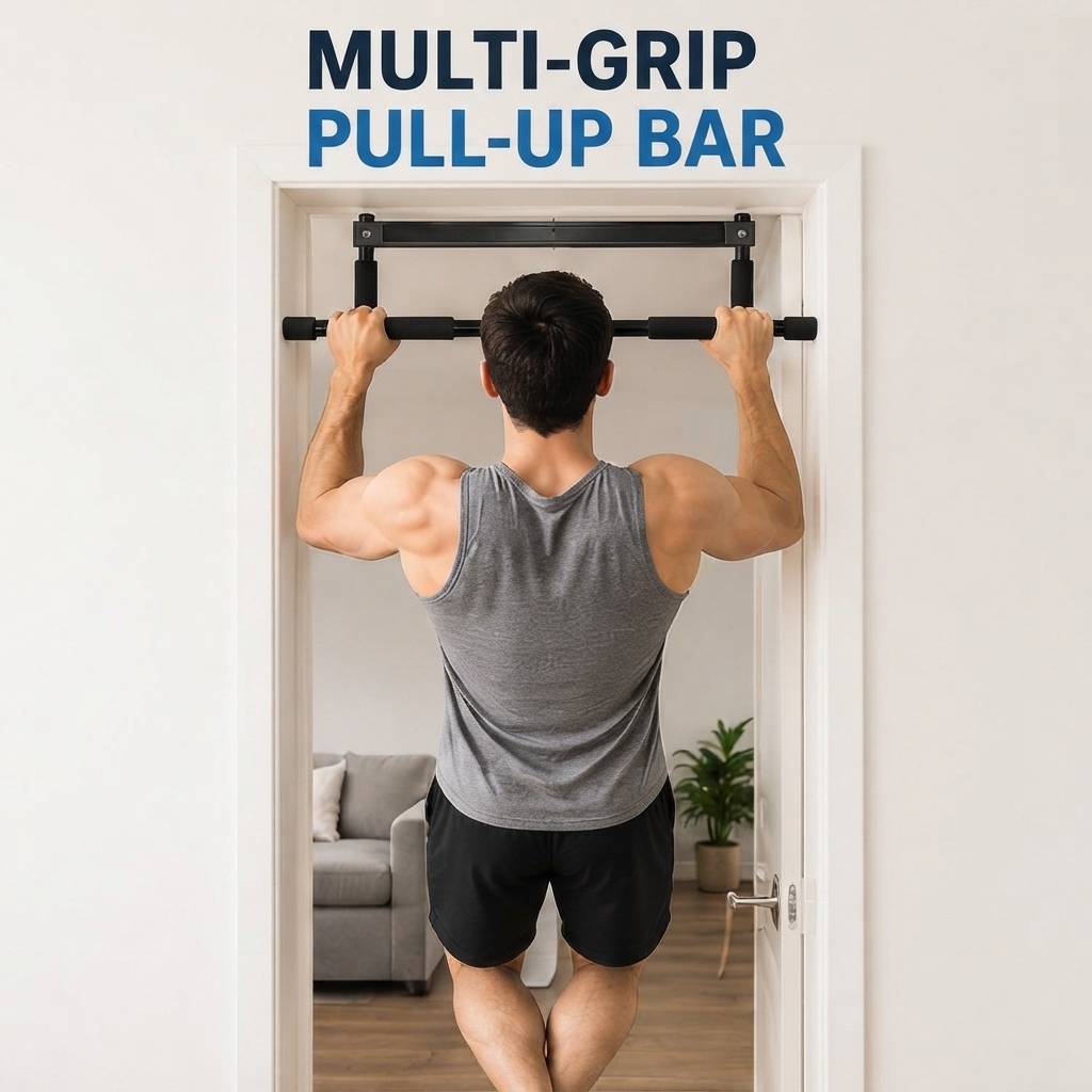 多機能ドア枠懸垂バー、ネジ不要のチンアップバー、ホームジム用 - Door Pull Up Bar No Screw のレビューと価格